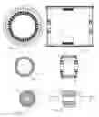 Fig. 03 - Hybrid induction motor with self aligning hybrid induction/permanent magnet rotor