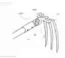 Fig. 14 - Angle adjustable connecting part for farm equipment and hand tools