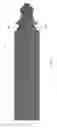 Fig. 109 - Stalk roll with hybrid flute having a sharp edge and two blunt edges