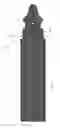 Fig. 110 - Stalk roll with hybrid flute having a sharp edge and two blunt edges