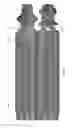 Fig. 89 - Stalk roll with hybrid flute having a sharp edge and two blunt edges