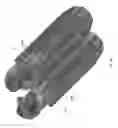 Fig. 92 - Stalk roll with hybrid flute having a sharp edge and two blunt edges