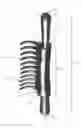 Fig. 01 - Detangling hair comb
