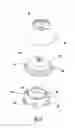 Fig. 12 - Surgical access device including gimbal mount cooperating with bellows attached to proximal wall of seal housing