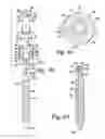 Fig. 17 - Pivotal bone anchor with bottom-loaded shank and tool-deployable interference fit rod-engaging insert