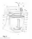 Fig. 02 - Pouring shield for a stand mixer