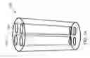 Fig. 02 - Roughly cylindrical sample containers having multiple reservoirs therein and being adapted for acoustic ejections