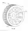 Fig. 11 - Tire with tensioned spokes