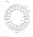 Fig. 12 - Tire with tensioned spokes