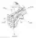 Fig. 01 - Vehicle body reinforcement structure corresponding to small overlap collision