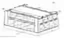 Fig. 01 - Pallet-sized shipping and display tray