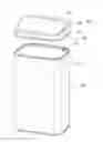 Fig. 01 - Waterproof induction actuated container