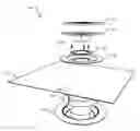 Fig. 01 - Recessed point drain assembly