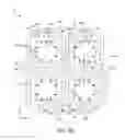 Fig. 17 - Balanced runners synchronizing motion of masses in micromachined devices