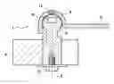 Fig. 01 - Sensor arrangement having a modular structure including sensor mounted on bearing element configured to project from housing