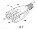 Fig. 22 - Traceable fiber optic cable assembly with fiber guide and tracing optical fibers for carrying light received from a light launch device