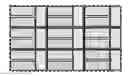 Fig. 01 - Mask structure for pixel layout of OLED panel, OLED panel and method for manufacturing the same