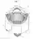 Fig. 02 - Motor having interphase insulation sheet mounted thereon