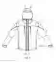 Fig. 02 - GARMENT INCLUDING SELECTIVELY LOCATED VENTILATION PANELS OF THREE-DIMENSIONAL MESH