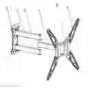 Fig. 01 - Support frame of panel TV set