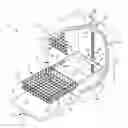 Fig. 01 - Dishwasher rack lift system