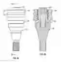Fig. 15 - Fixed hybrid dental attachment assembly and methods of use
