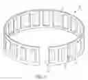 Fig. 11 - Tolerance ring in external energy absorber