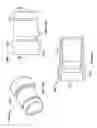 Fig. 22 - Nozzle and gas diffuser assemblies for welding torches