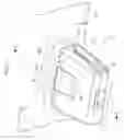 Fig. 03 - Member attachment structure and attachment clip