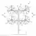 Fig. 01 - Control system for wind turbine having multiple rotors arranged to control support arm orientation