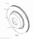 Fig. 09 - Floating rotor disc brake with marcel expander ring attachment