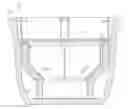 Fig. 01 - Multiple piece firebox for kamado grill