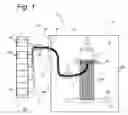 Fig. 02 - Optical fiber feedthrough device and fiber path arrangement