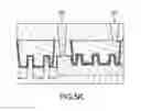 Fig. 16 - Fin-shaped field effect transistor and capacitor structures