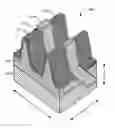 Fig. 01 - Substrates and transistors with 2D material channels on 3D geometries
