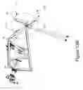 Fig. 16 - Multiple-feed antenna system having multi-position subreflector assembly