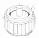 Fig. 01 - Rotor and rotating electric machine