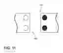 Fig. 08 - Induction burner element having a plurality of single piece frames