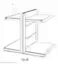 Fig. 11 - Shelving post and an adjustable shelving system