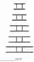 Fig. 14 - Shelving post and an adjustable shelving system