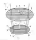 Fig. 01 - Adjustable outdoor cooking assembly