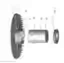 Fig. 06 - Golf ball stopping device for simulating a putting green hole