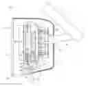 Fig. 01 - Mechanical tilt for full display mirror with mounting plate, toggle unit and actuation pin