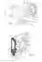 Fig. 04 - Mechanical tilt for full display mirror with mounting plate, toggle unit and actuation pin