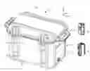 Fig. 01 - Food and beverage cooler assembly