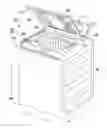 Fig. 01 - Washing machine and fluid additive receptacle