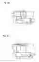 Fig. 15 - Package-type air-cooled screw compressor having a cooling air exhaust opening in the package with a duct extended downward with a lower-end inlet placed not viewable from the center position of the compressor