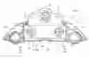 Fig. 01 - Disc brake having a synchronization unit