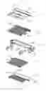 Fig. 10 - Electrical connector having a shielding shell and a metallic frame extending rearward beyond the shielding shell to shield exposed contact tails