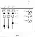 Fig. 02 - Mixing console, microphone, and microphone adapter